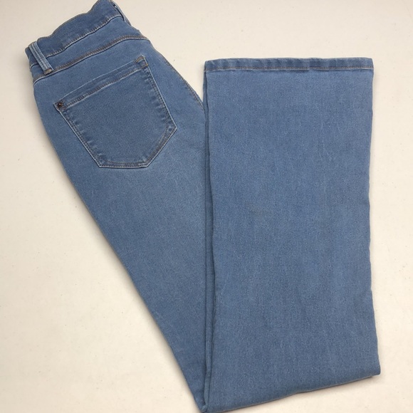 Women's Blue Flare & Wide Leg Jeans - Picture 3 of 13